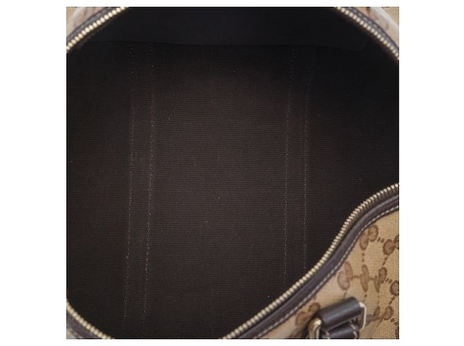 Borsa Boston Gucci Beige Medium GG Crystal Joy - vista 4