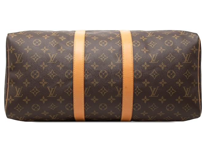 Louis Vuitton Brown Monogram Keepall 45 Marrone - vista 3