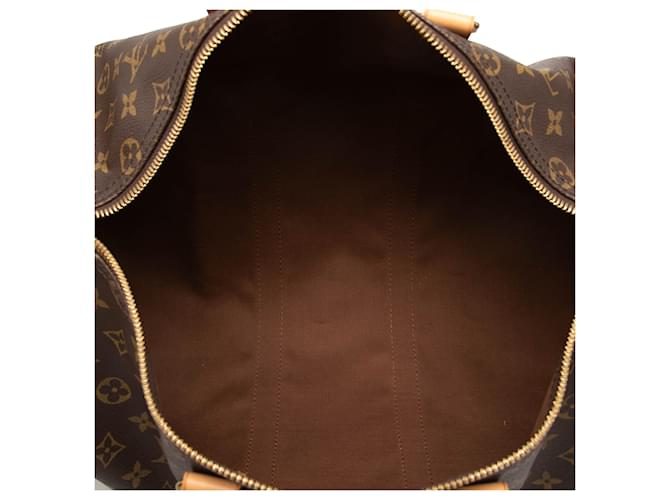 Louis Vuitton Brown Monogram Keepall 45 Marrone - vista 4
