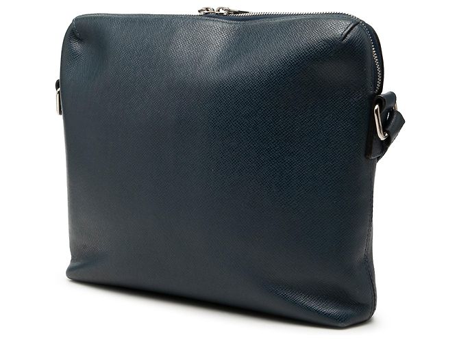 Louis Vuitton Blue Taiga Grigori PM Blu navy - vista 2