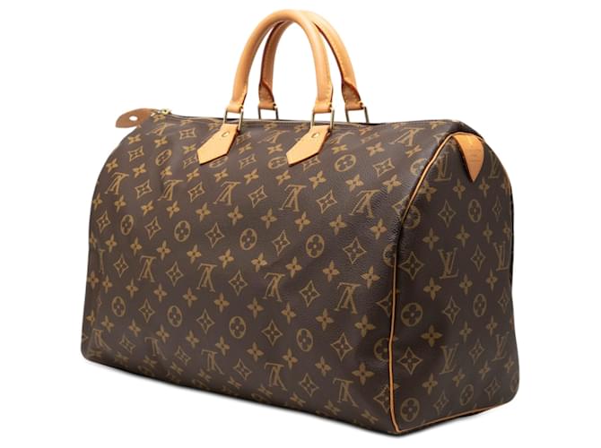 Louis Vuitton Brown Monogram Speedy 40 Marrone - vista 2
