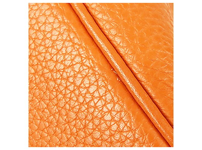 Hermès Orange Clemence Picotin Lock 18 Arancione - vista 13