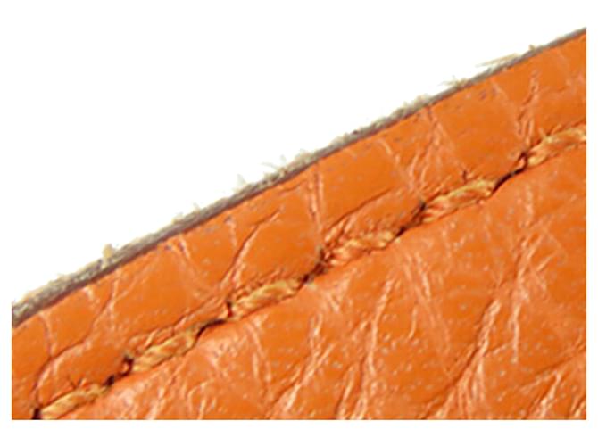 Hermès Orange Clemence Picotin Lock 18 Arancione - vista 17