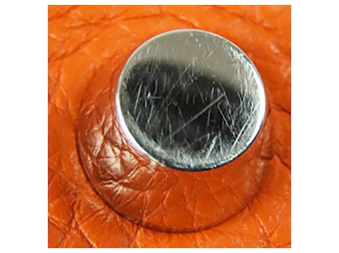 Hermès Orange Clemence Picotin Lock 18 Arancione - vista 9