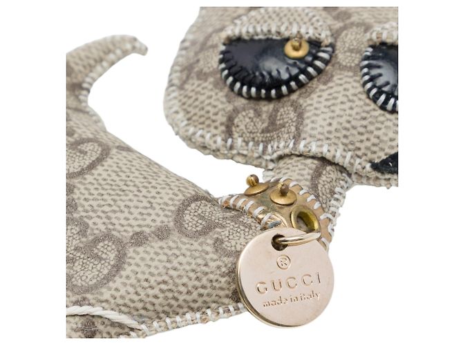 Charm per borsa Gucci Beige GG Supreme Brando Chihuahua - vista 4