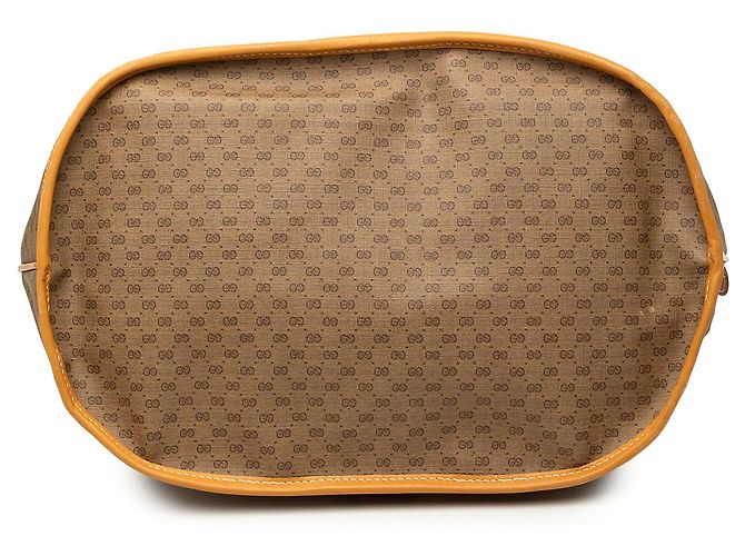 Borsa Tote Gucci Brown Micro GG Supreme Web Marrone Marrone chiaro - vista 3