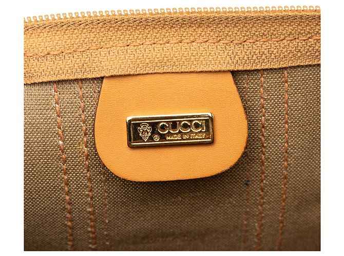 Borsa Tote Gucci Brown Micro GG Supreme Web Marrone Marrone chiaro - vista 5