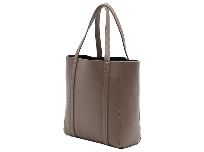 Balenciaga Tote Everyday XXS in pelle di vitello marrone - vista 2