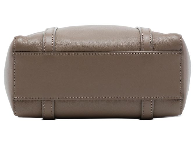 Balenciaga Tote Everyday XXS in pelle di vitello marrone - vista 3