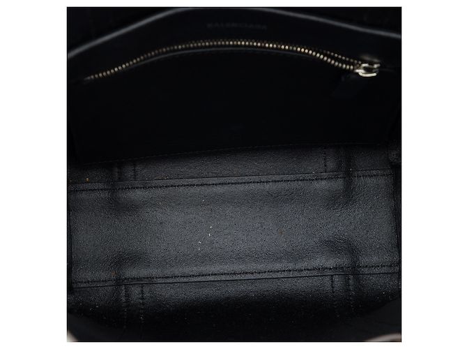 Balenciaga Tote Everyday XXS in pelle di vitello marrone - vista 4