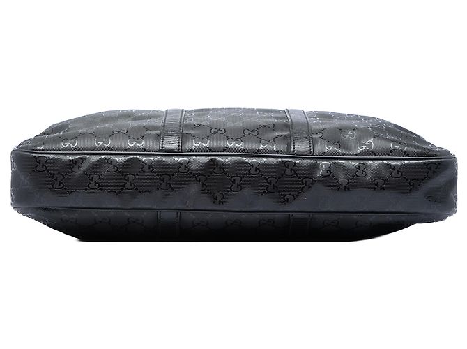 Borsa Business Gucci con Stampa GG Nera Nero - vista 3