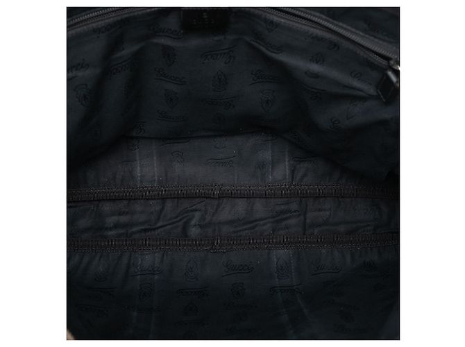 Borsa Business Gucci con Stampa GG Nera Nero - vista 4