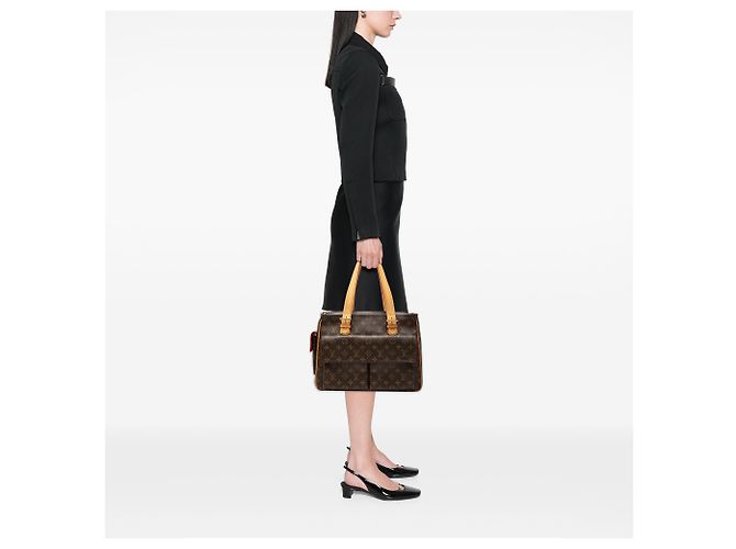 Louis Vuitton Brown Monogram Multipli Cite Marrone - vista 6