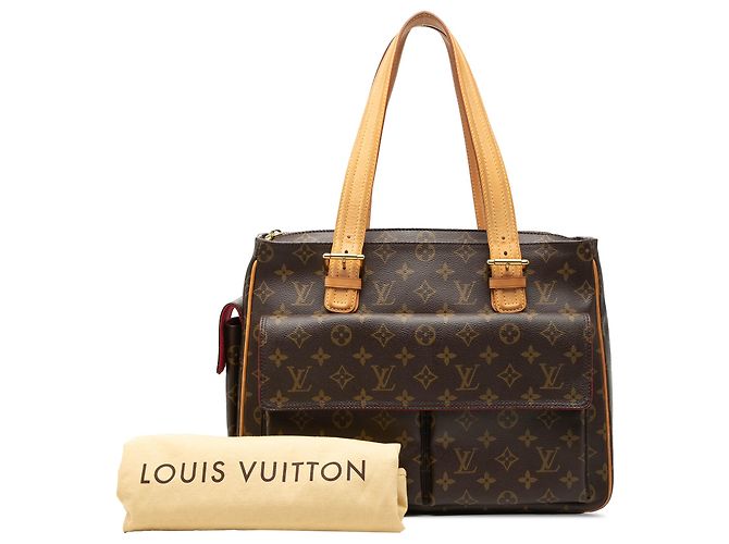 Louis Vuitton Brown Monogram Multipli Cite Marrone - vista 7