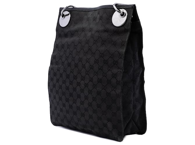 Borsa a tracolla Gucci Black GG Canvas Eclipse Nero - vista 2
