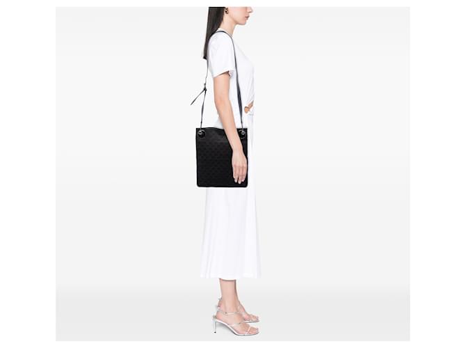Borsa a tracolla Gucci Black GG Canvas Eclipse Nero - vista 6
