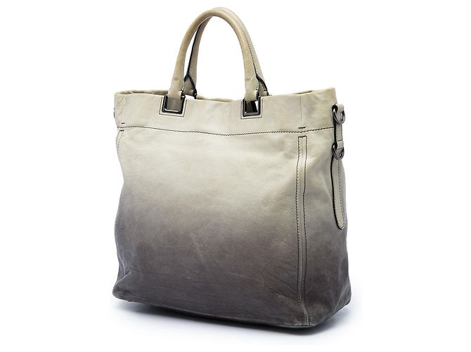 Borsa Tote Prada in vitello Ombre Glace Beige - vista 2