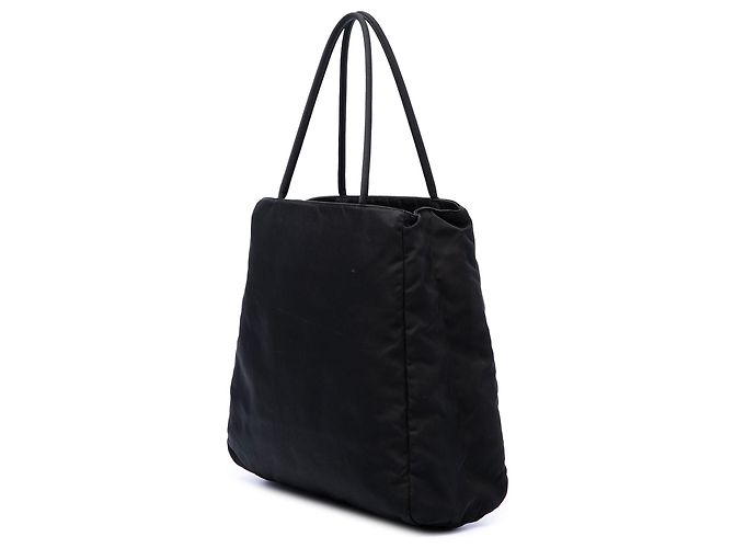 Borsa Prada City Tote in Tessuto nero - vista 2