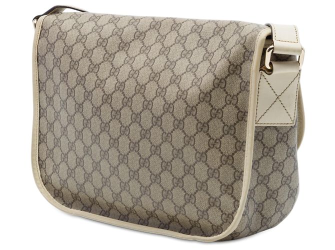 Borsa a tracolla Gucci Beige GG Supreme - vista 2