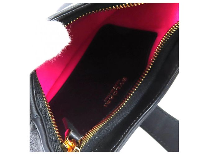 Bulgari Bvlgari Serpenti Ellipse Satchel aus Leder, Schwarz, Medium - Ansicht 5