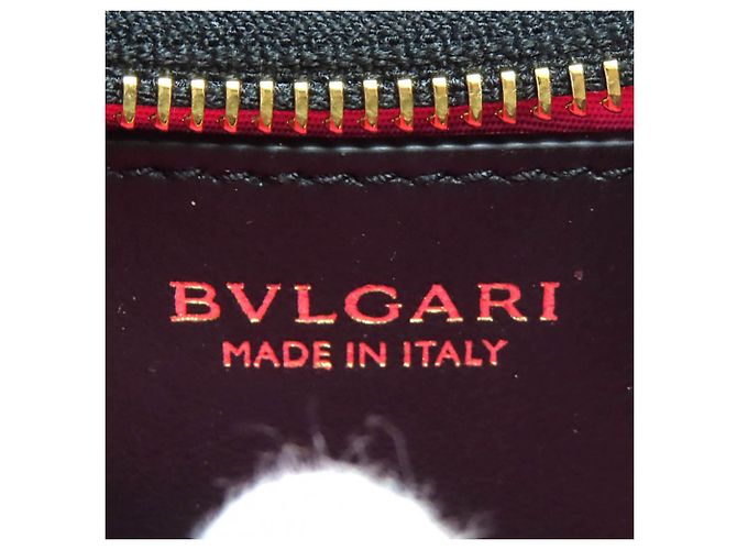 Bulgari Bvlgari Serpenti Ellipse Satchel aus Leder, Schwarz, Medium - Ansicht 7