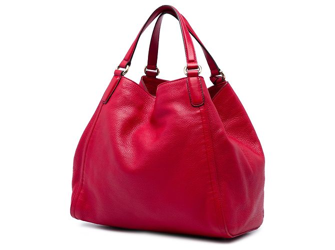 Gucci Soho Cellarius Tote Mittel aus rotem Kalbsleder - Ansicht 2