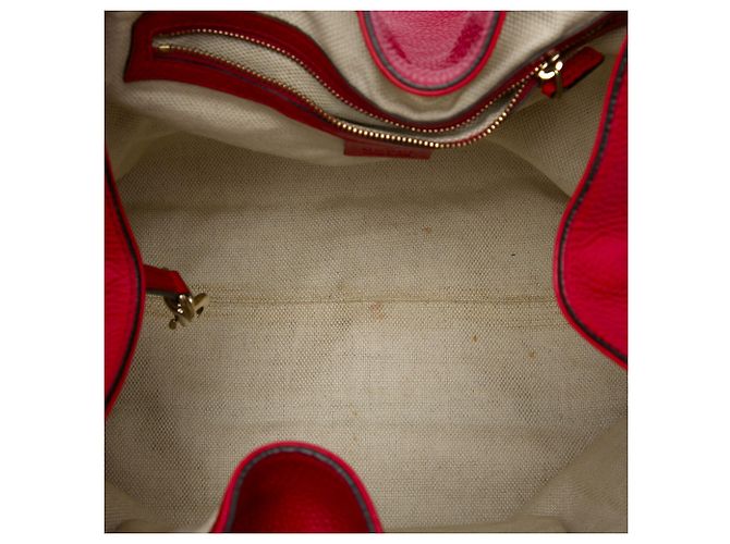 Gucci Soho Cellarius Tote Mittel aus rotem Kalbsleder - Ansicht 4