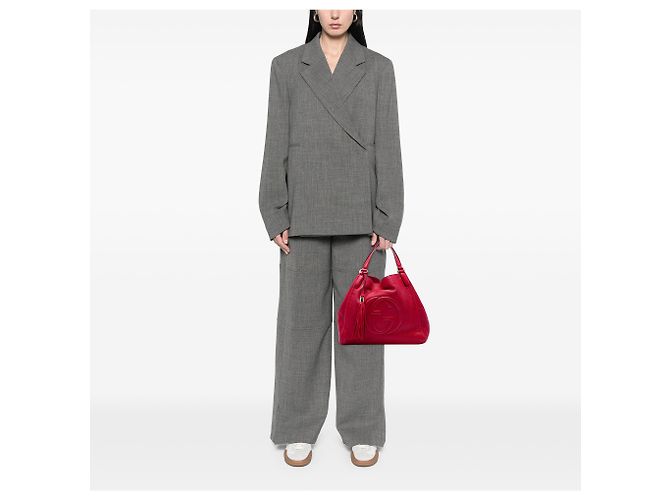 Gucci Soho Cellarius Tote Mittel aus rotem Kalbsleder - Ansicht 5