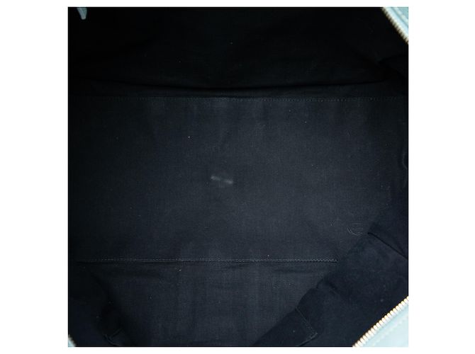 Saint Laurent Cabas Chyc Satchel in pelle blu Large Blu chiaro - vista 4