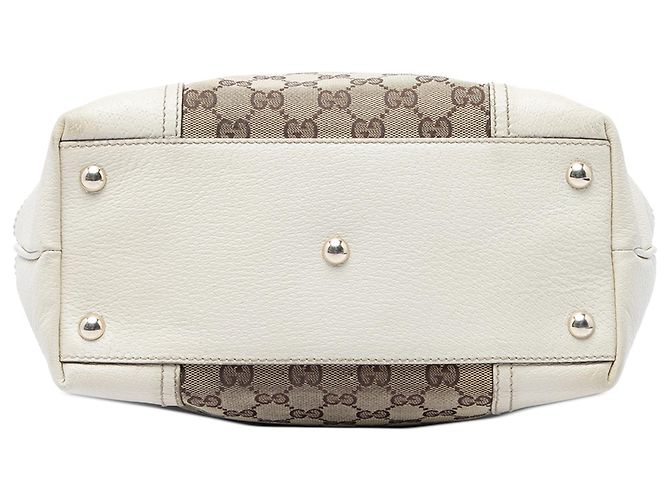 Borsa Tote Gucci Princy in tela GG beige - vista 3