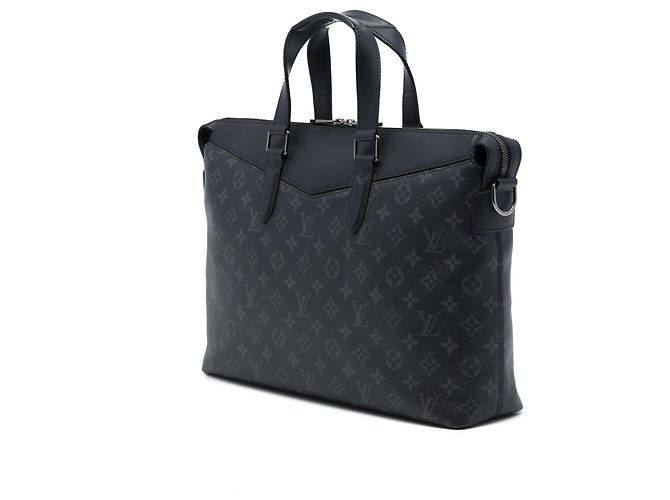 Borsa Business Explorer Monogram Eclipse Nera Louis Vuitton Nero - vista 2