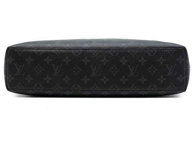 Borsa Business Explorer Monogram Eclipse Nera Louis Vuitton Nero - vista 3