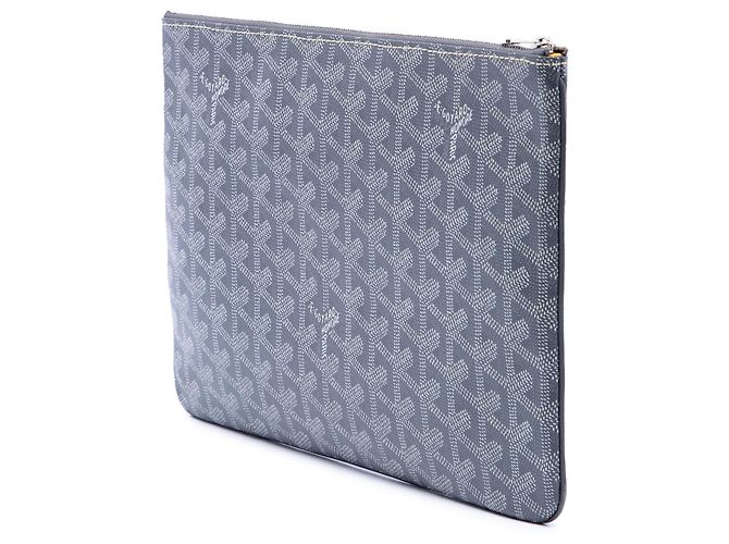 Goyard Gray Goyardine Senat MM Marrone - vista 2
