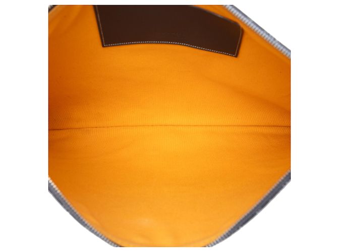Goyard Gray Goyardine Senat MM Marrone - vista 4