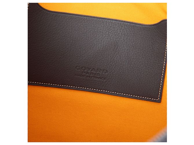 Goyard Gray Goyardine Senat MM Marrone - vista 5