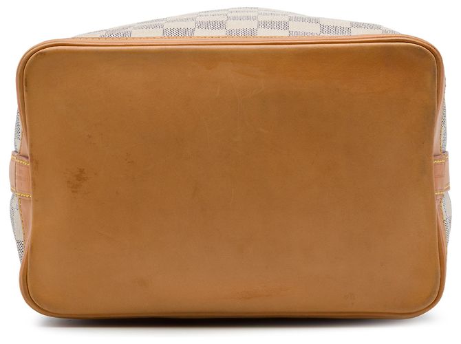 Louis Vuitton White Damier Azur Noe BB Bianco - vista 3