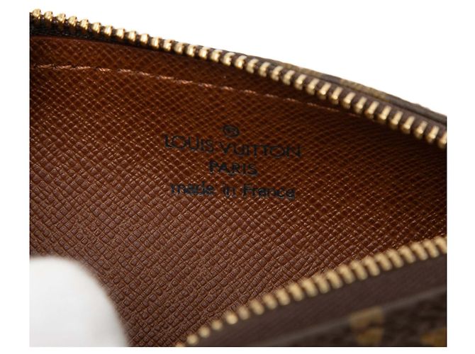 Louis Vuitton Brown Monogram Papillon Pochette Marrone - vista 5