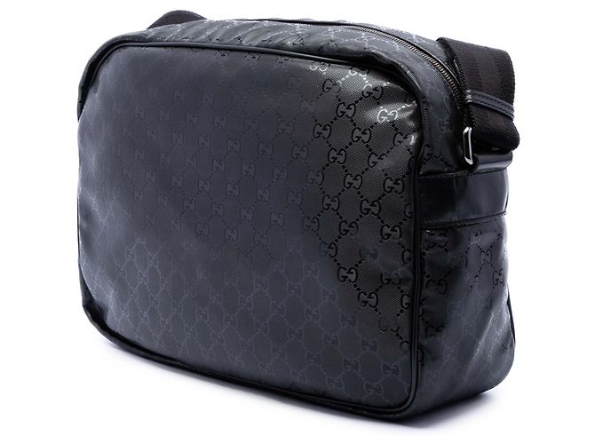 Gucci Borsa a Tracolla Nera Stampa GG Nero - vista 2