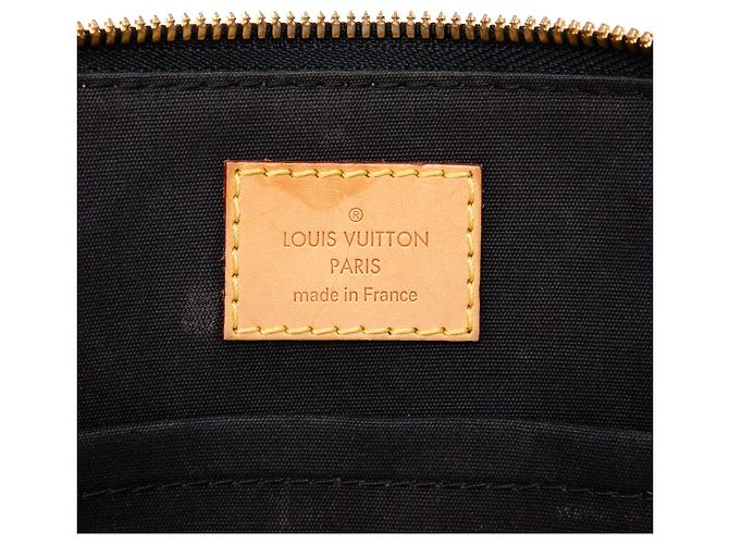 Louis Vuitton Yellow Monogram Vernis Stickers Alma BB Giallo - vista 5