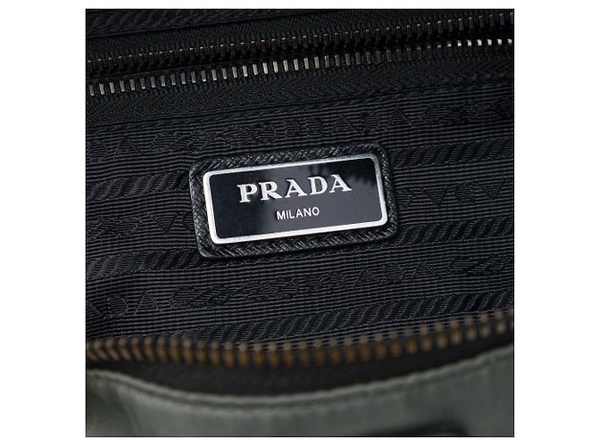 Prada Gürteltasche aus grauem Tessuto Braun - Ansicht 5