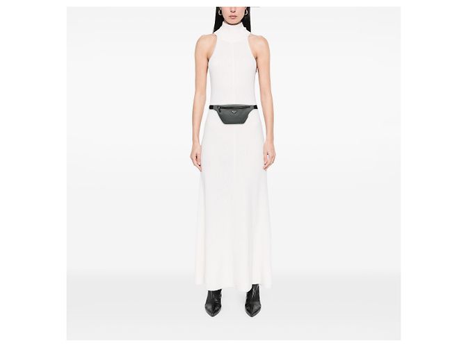 Prada Gürteltasche aus grauem Tessuto Braun - Ansicht 6