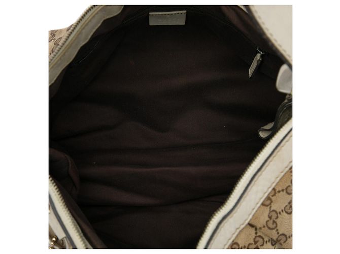 Borsa a tracolla Gucci Sukey in tela GG beige - vista 4
