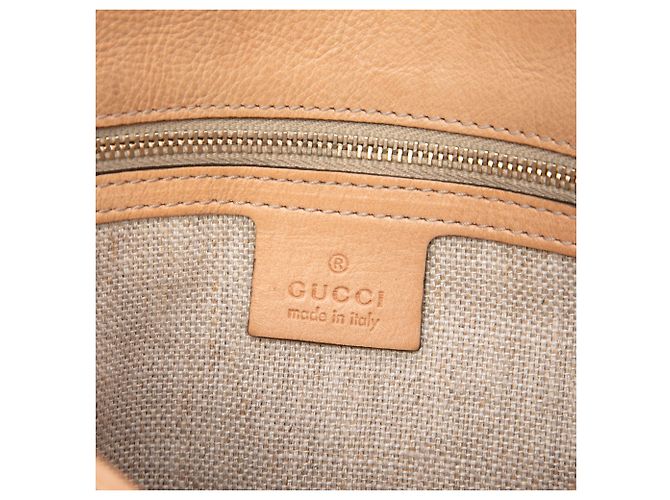 Borsa a tracolla Gucci Marrakech in tela GG beige - vista 5