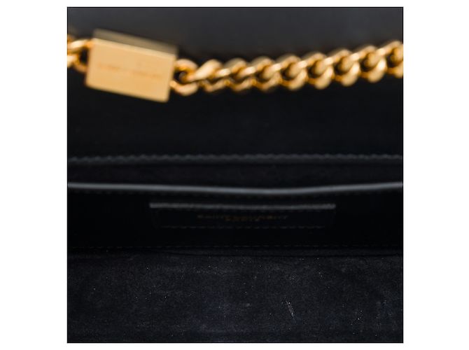 Saint Laurent Black Small Smooth Calfskin Monogram Kate Tassel Crossbody Nero - vista 4