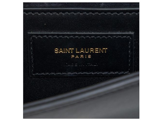 Saint Laurent Black Small Smooth Calfskin Monogram Kate Tassel Crossbody Nero - vista 5
