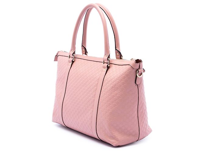 Borsa Gucci Joy Satchel Medium Microguccissima Rosa - vista 2