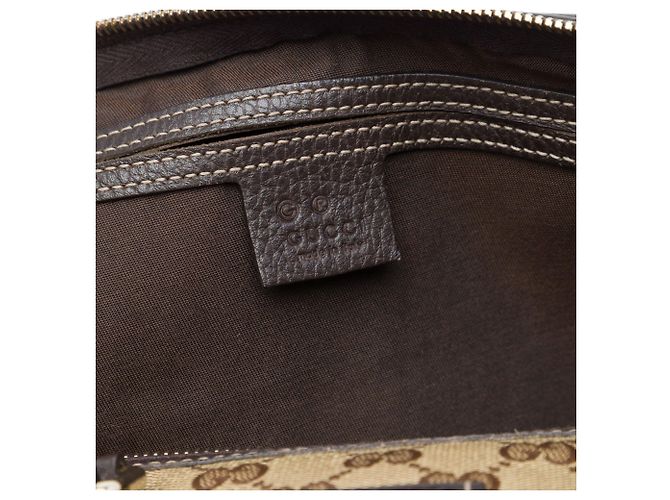 Borsa Boston Gucci Beige Medium GG Crystal Joy - vista 5