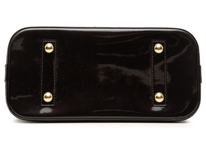 Louis Vuitton Purple Monogram Vernis Alma PM Porpora - vista 3