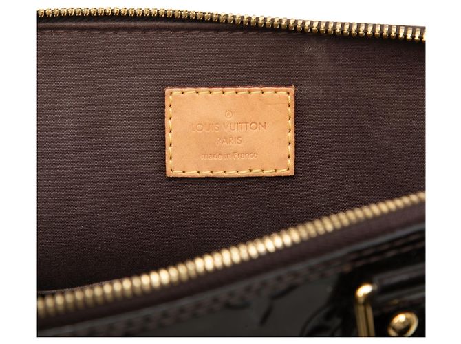 Louis Vuitton Purple Monogram Vernis Alma PM Porpora - vista 5