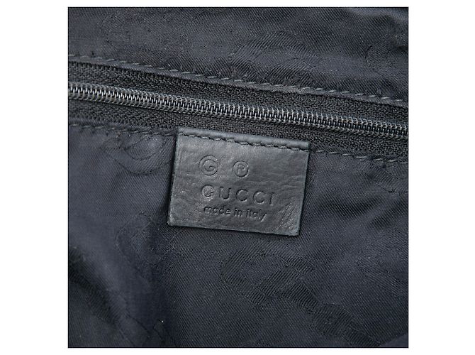 Borsa a tracolla Gucci in nylon GG nero - vista 5